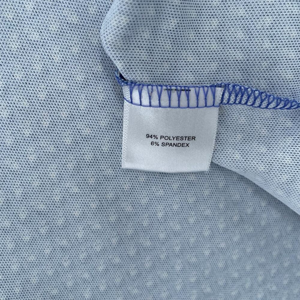 Peter Millar Adult XL Blue Polo All Over Print Palma Ceia Golf Club Logo Mens - Picture 6 of 11